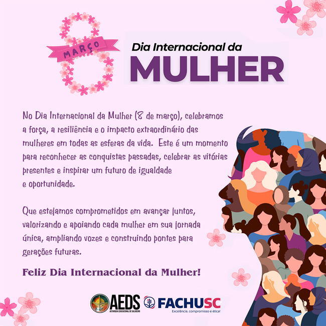 Comando 08 de março - Dia Internacional da Mulher.