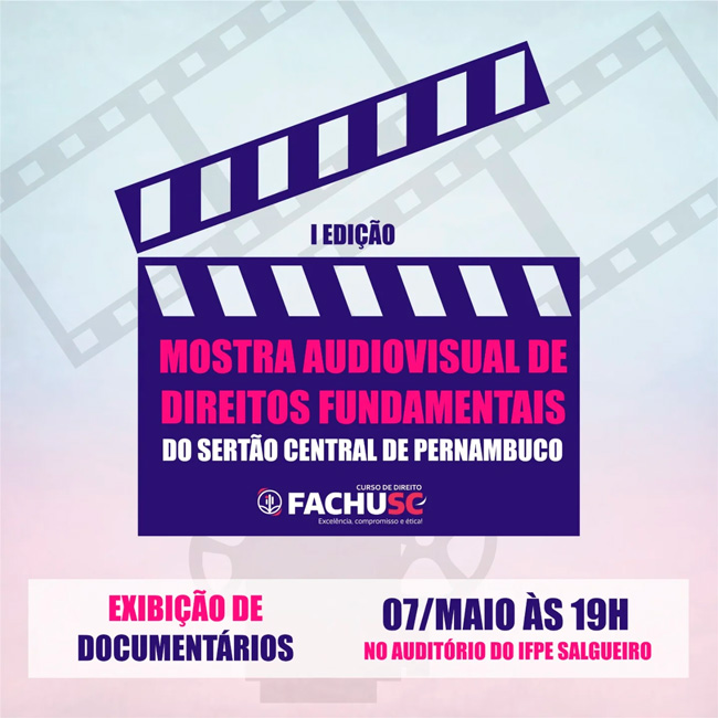 Comando para Mostra audiovisual de direitos fundamentais do Sertão de Pernambuco