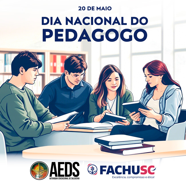 Comando para notícia - Dia nacional do Pedagogo.