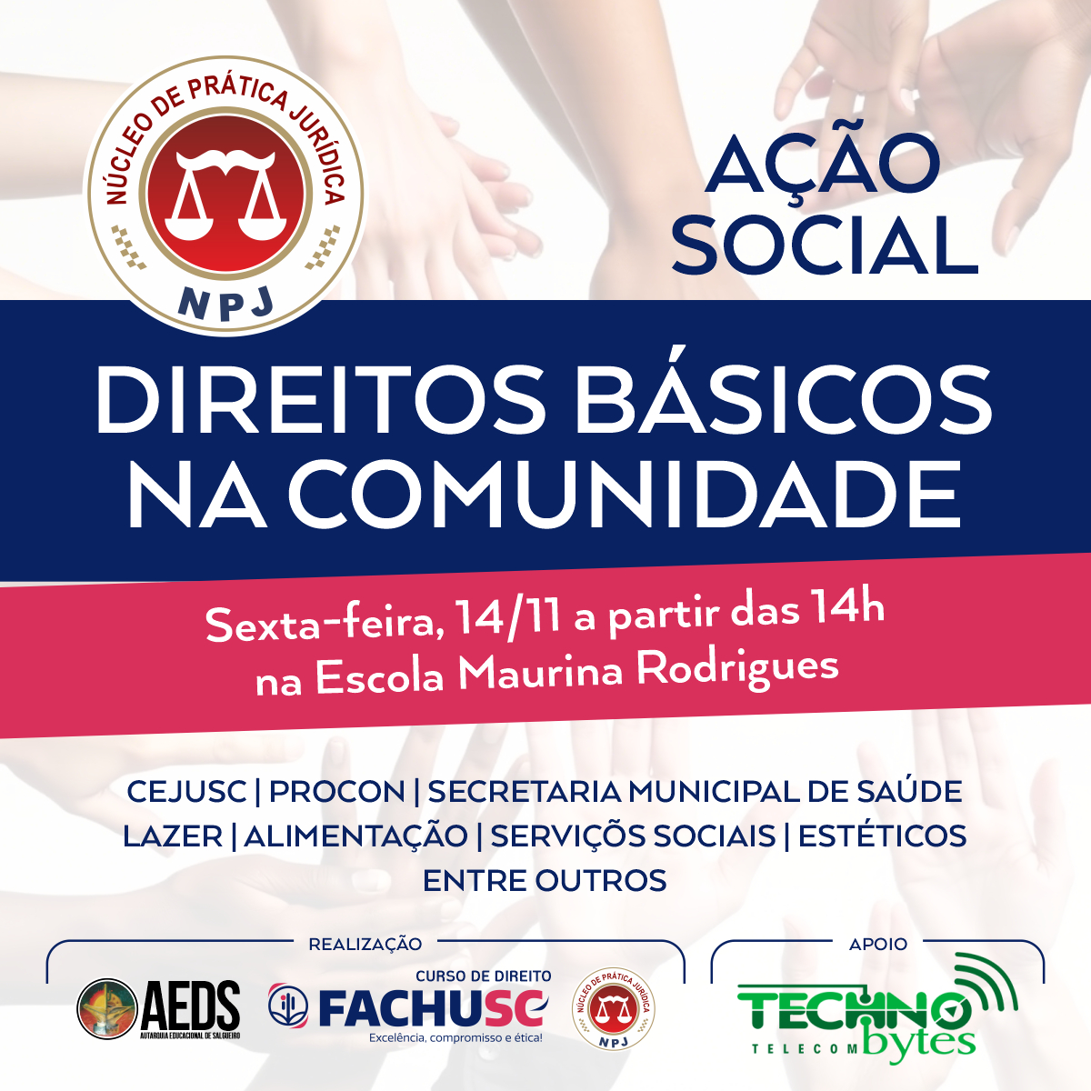 Chamada para o evento