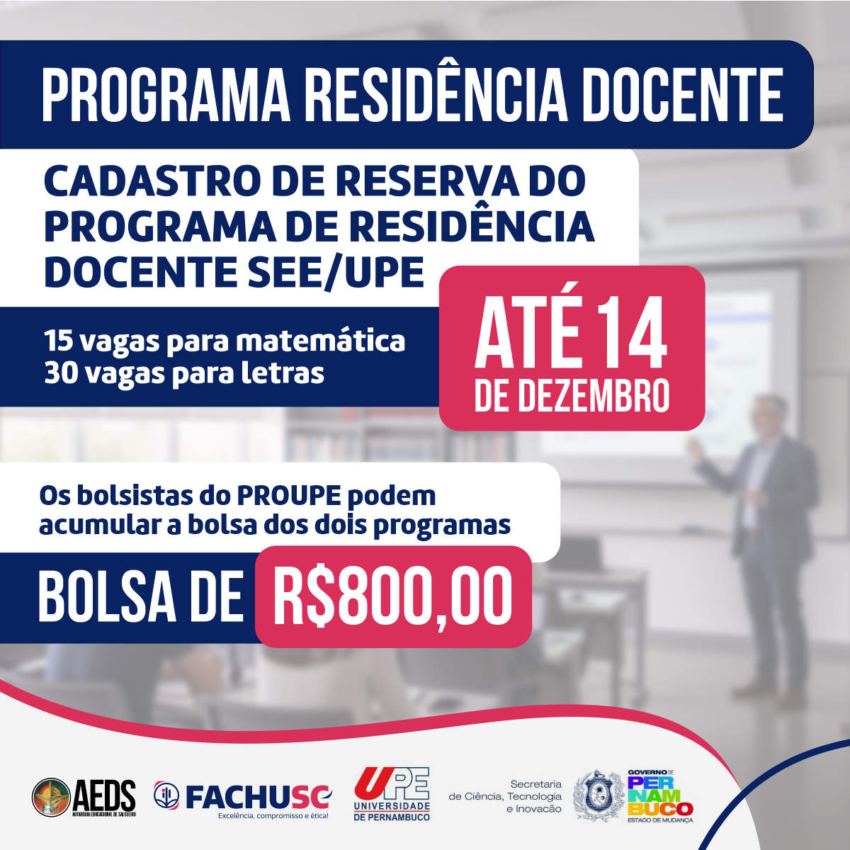 Chamada para cadastro de reserva