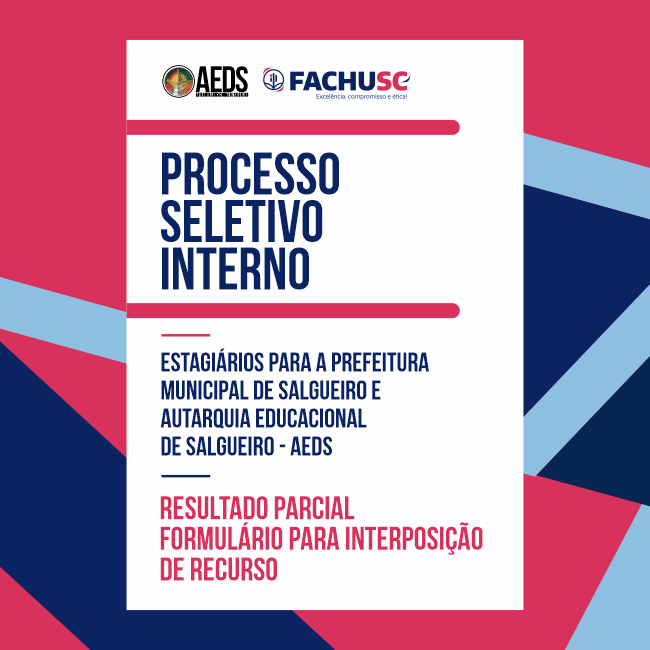 Comando para notícia - Estagiários para a Prefeitura Municipal de Salgueiro 2026.1 - Resultado Parcial.
