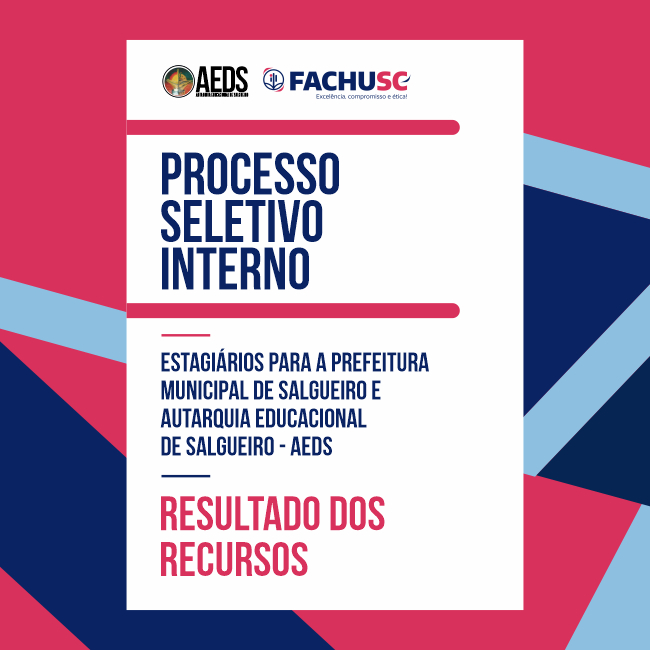 Comando para notícia - Estagiários para a Prefeitura Municipal de Salgueiro 2026.2 - Resultado dos Recursos.